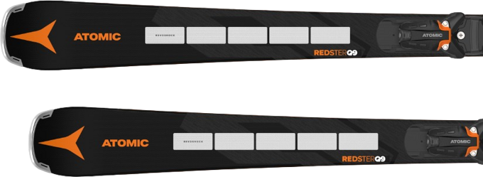 Skis Atomic Redster Q9 Revoshock S + X 12 GW Black/Orange - 2024/25