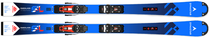 Skis Dynastar Speed Omeglass Team SL R21 Pro + NX 10 GW B73 Black Hot Red - 2023/24