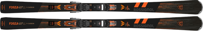 Skis Rossignol Forza 40° V-Ca Retail + Xpress 11 GW B83 Black Orange - 2024/25