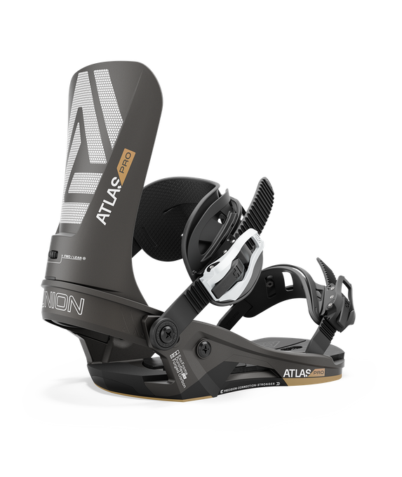 Snowboard Bindings Union Atlas Pro Metalic Black - 2024/25