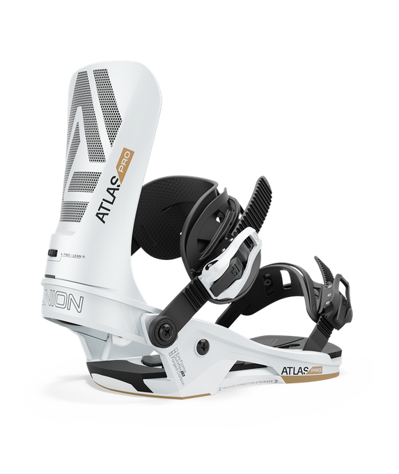 Snowboard Bindings Union Atlas Pro Metalic White - 2024/25