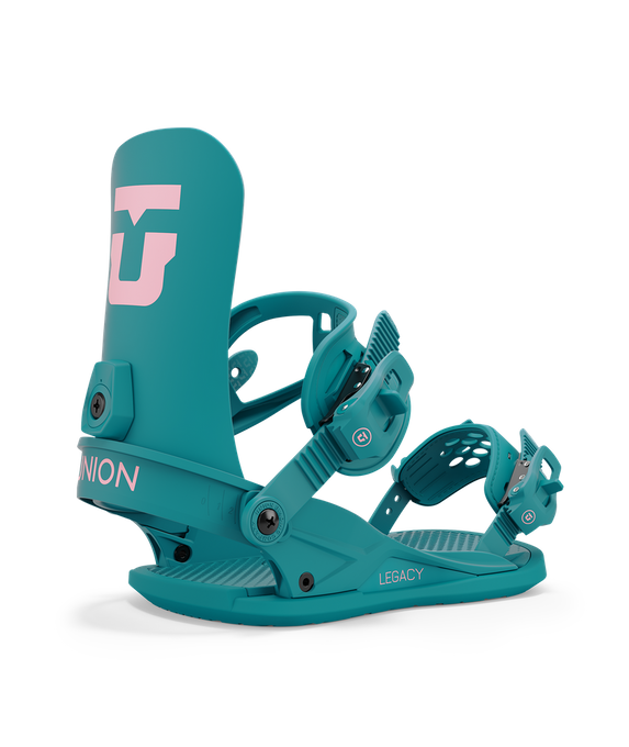 Snowboard Bindings Union Legacy Teal - 2024/25