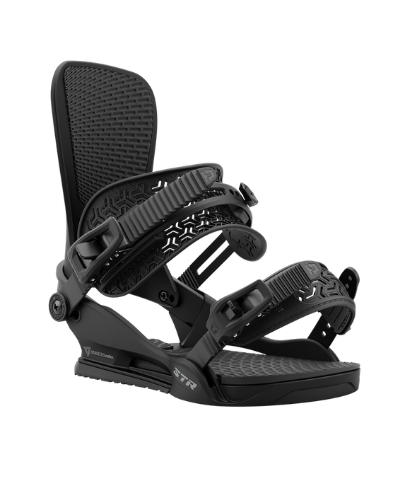 Snowboard Bindings Union STR Black - 2024/25