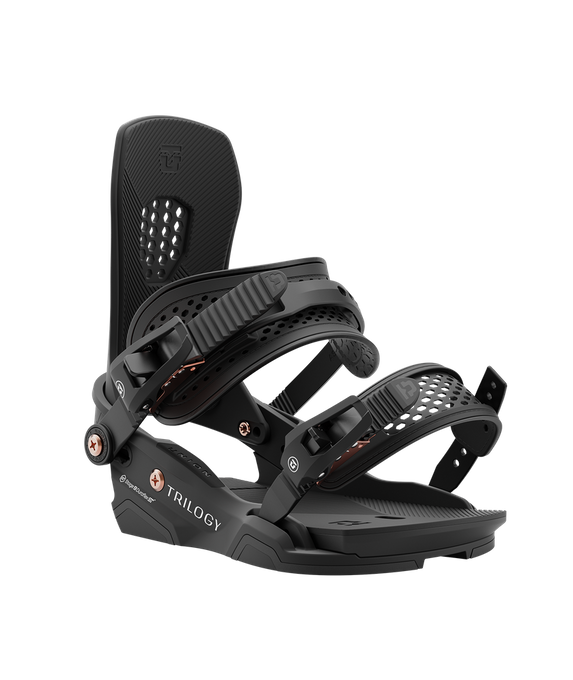 Snowboard Bindings Union Trilogy Black - 2024/25