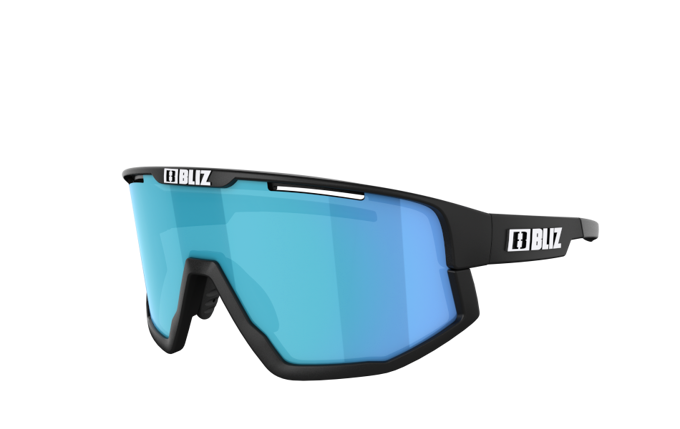 Sunglasses BLIZ Fusion Matt Black/Brown Blue - 2024