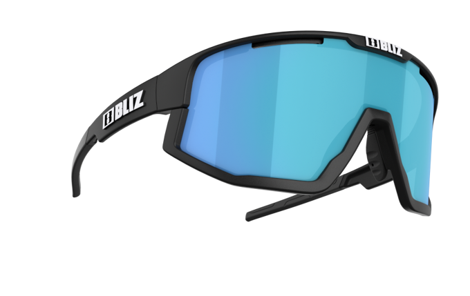 Sunglasses BLIZ Fusion Matt Black/Brown Blue - 2024