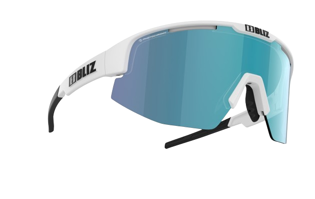 Sunglasses BLIZ Matrix Nano Photochromic Matt White/Brown Blue