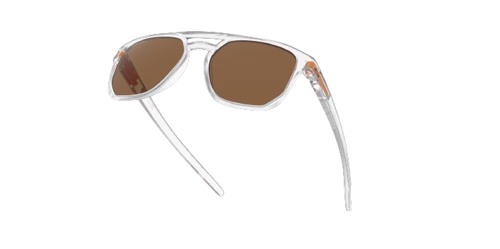 Sunglasses OAKLEY Latch Beta Introspect Collection Prizm Bronze Lenses / Matte Clear Frame