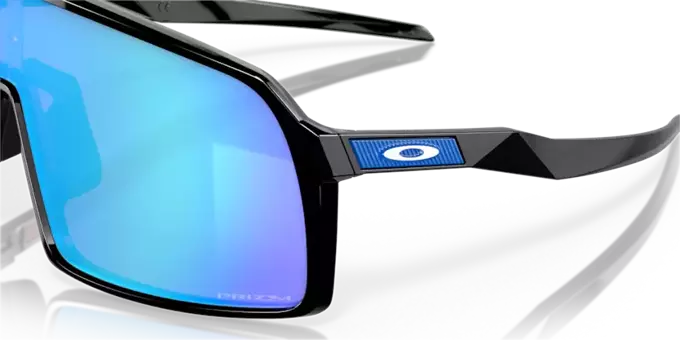 Sunglasses Oakley Sutro Polished Black Frame/ Prizm Sapphire Lenses - 2023