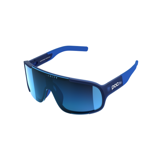 Sunglasses POC Aspire POCito Lead Blue Translucent/Equalizer Grey/Space Blue Mirror - 2024/25