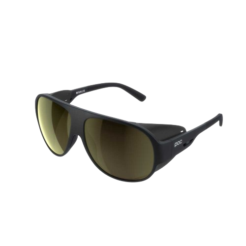 Sunglasses POC Nivalis Black/Glacier/Gold Mirror - 2024/25