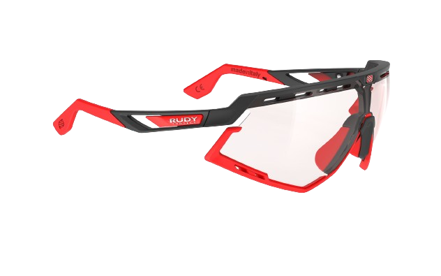 Sunglasses Rudy Project DEFENDER BLACK MATTE / BUMPERS RED FLUO - Impactx™ Photochromic 2 Red