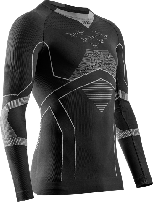 Thermal underwear X-bionic Energy Accumulator Light Shirt LS Black/Light Grey - 2024/25