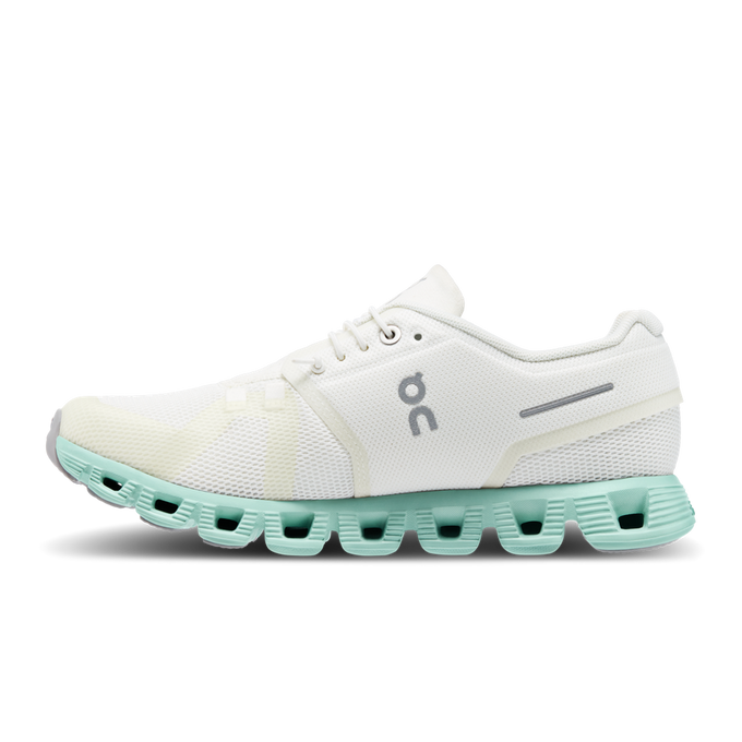 Women's shoes On Running Cloud 5 Undyed-white/Creek