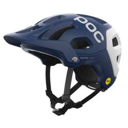 Bicycle helmet POC Tectal Race MIPS Lead Blue/Hydrogen White Matt