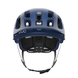 Bicycle helmet POC Tectal Race MIPS Lead Blue/Hydrogen White Matt