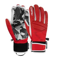 Gloves REUSCH Marco Odermatt Fire Red/Grey Camo - 2022/23