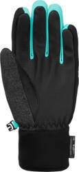 Gloves Reusch Simon R-TEX XT Junior Black Melange/Bachelor Button/Knockout Pink - 2024/25