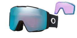 Goggles Oakley Line Miner Pro L Matte Black Prizm Sapphire + spare lenses Prizm Iced - 2024/25