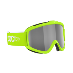 Goggles POC POCito Iris Fluorescent Yellow/Green/Partly Sunny Silver - 2024/25