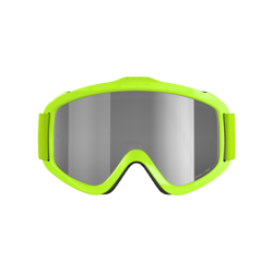 Goggles POC POCito Iris Fluorescent Yellow/Green/Partly Sunny Silver - 2024/25