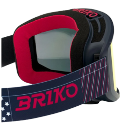 Googles Briko Vulcano Mask USA Tangaroa Blue Red - 2024/25