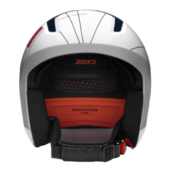 Helmet Briko Vulcano 2.0 France Shiny White Tangaroa Blue - 2024/25