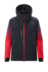 Insulated jacket Descente Hybrid Down Jacket Black Electric Red - 2024/25