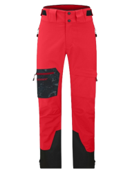 Ski pants Ziener Tewes Full-Zip Junior Teamwear Red Black Foggy - 2024/25