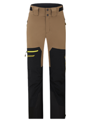 Ski pants Ziener Tewes Full-Zip Man Black Mustard - 2024/25