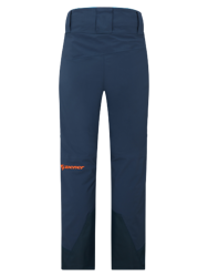 Ski pants Ziener Tewes Full-Zip Man Blue Foggy Print Dark Navy - 2024/25