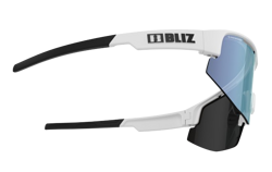 Sunglasses BLIZ Matrix Nano Photochromic Matt White/Brown Blue