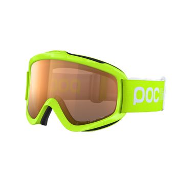 Brille POC POCito Iris Fluorescent Yellow/Green/Partly Sunny Light Orange - 2024/25