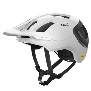 Fahrradhelm POC Axion Race MIPS Hydrogen White/Uranium Black Matt