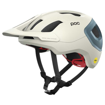 Fahrradhelm POC Axion Race MIPS Selentine Off-White - 2024