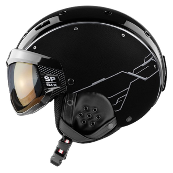 Helm Casco SP-6 Limited Circuit Black Silver - 2024/25
