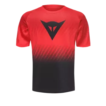 Radtrikot Dainese Scarabeo Jersey LS High-Risk-Red/Black - 2023