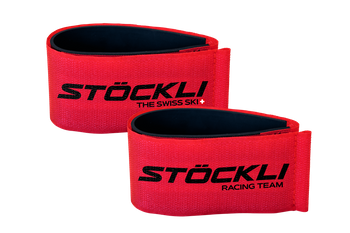 Skigurte Stoeckli Skiclip Kautschuck Red (Pair) - 2023/24