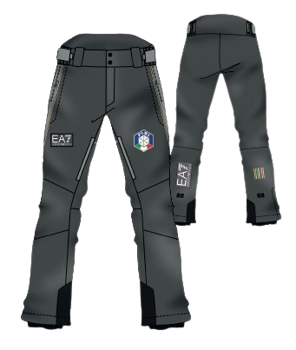 Skihosen Emporio Armani Fisi Ski Pant Dark Grey - 2024/25