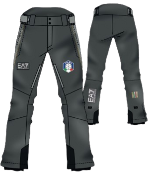 Skihosen Emporio Armani Fisi Ski Pant Dark Grey - 2024/25