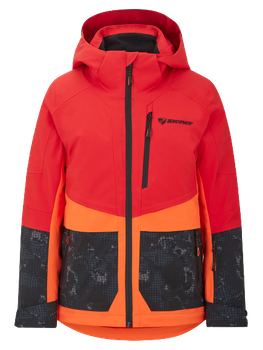 Skijacke Ziener Trivor Man Padded Red Orange Pop - 2024/25