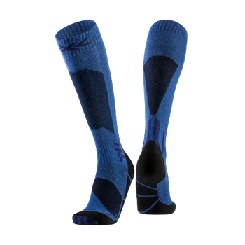 Socken X-socks Ski Discover OTC Blue Blossom/Marine - 2024/25