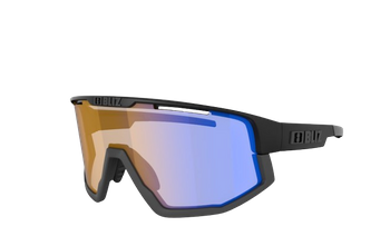 Sonnenbrille BLIZ Fusion Nano Nordic Light Matt Black/Coral Orange Blue