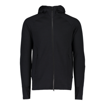 Sweatshirt POC M's Merino Zip Hood Uranium Black - 2023/24