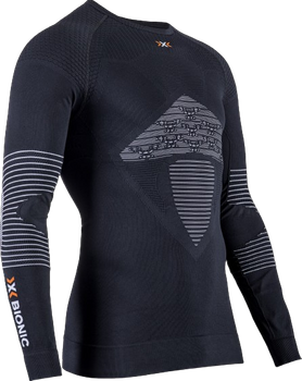 Thermounterwäsche X-bionic Energizer 4.0 Shirt LG SL Men Opal Black/Arctic White - 2024/25