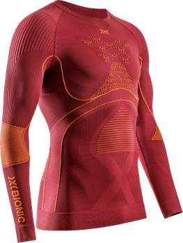 Thermounterwäsche X-bionic Energy Accumulator 4.0 Shirt LG SL Men Dune Red/Orange - 2024/25