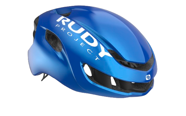  Bike Helmet Rudy Project NYTRON BLUE METAL (SHINY) - BLACK (MATTE)