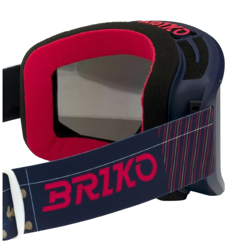 Brille Briko Vulcano Mask France Tangaroa Blue Golden - 2024/25