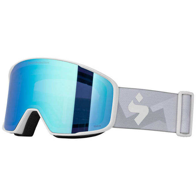 Brille SWEET PROTECTION Boondock RIG Reflect Aquamarine - Satin White/Bronco Peaks