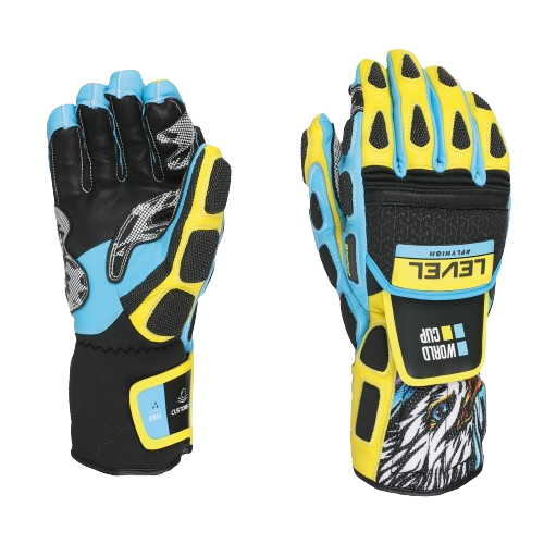 Handschuhe Level Worldcup CF Yellow/Blue 2024/25